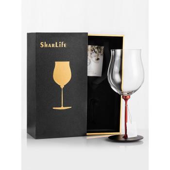 Sharlife阿法瓷圓舞曲紅酒杯紅領結杯桿創意個性葡萄酒杯輕奢禮品