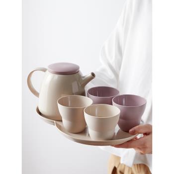 米立風物小清新泡茶壺陶瓷茶具套裝家用下午茶杯子功夫茶杯茶盤