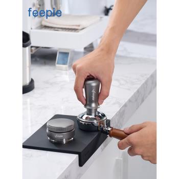 feepie不銹鋼咖啡平衡定力壓粉器 51/53/58MM恒定壓力彈簧壓粉錘