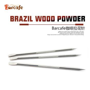 Barcafe咖啡藝術鉤花工具不銹鋼