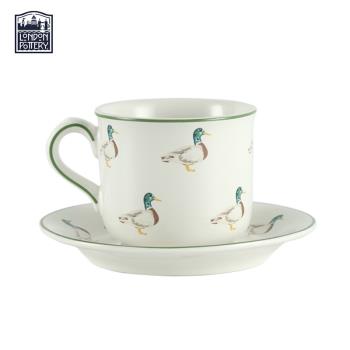 LondonPottery鴨子英國陶瓷咖啡杯碟馬克杯英式下午茶套裝茶水杯