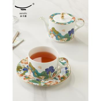 永豐源幸福和鳴4頭茶咖具套裝陶瓷咖啡杯下午茶杯 高檔輕奢禮盒裝