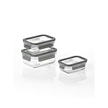 Glasslock韓國鋼化玻璃保鮮盒烤箱烘焙微波爐冰箱收納密封盒套裝