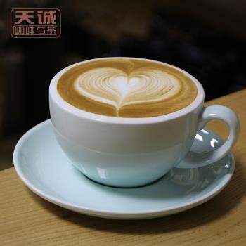 卡布奇諾咖啡杯澤田款陶瓷咖啡杯色釉彩色咖啡拉花花式拿鐵杯子
