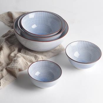 米飯碗家用吃飯成人大碗湯碗大號個性小碗陶瓷碗可愛面碗日式餐具