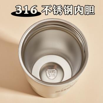 史努比女高顏值保溫杯咖啡杯食品級316學生便攜ins水杯不銹鋼杯子