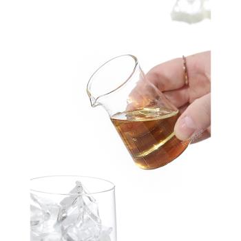 茶咖美器日式迷你玻璃奶盅ins風小號濃縮拿鐵意式咖啡杯耐熱奶罐