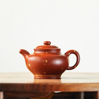 頤壺春宜興紫砂壺名家雷罡純手工茶壺原礦小煤窯朱泥大亨掇只350c