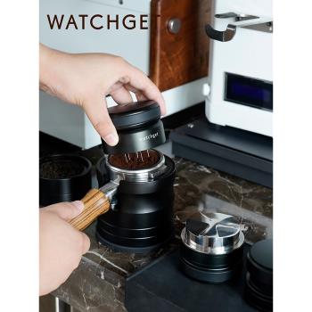 watchget針式布粉器咖啡重力彈簧壓粉手柄支架粉塊打散針可調節
