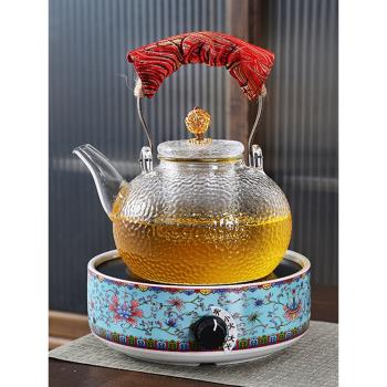 電陶爐煮茶壺家用泡茶專用玻璃煮茶器小型迷你茶水分離養生燒水壺