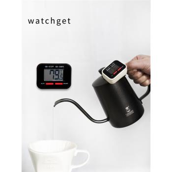 watchget數顯電子溫度計 咖啡手沖壺 測水奶泡拉花杯缸用廚房烘焙