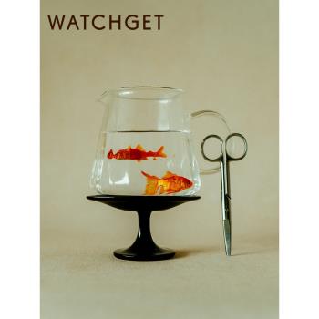 watchget 漸消楞分享壺 手沖咖啡耐熱玻璃滴漏式公道過濾杯壺設計