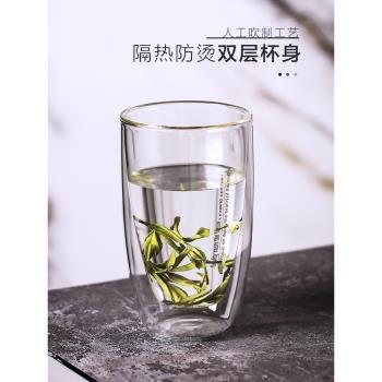 英國ORTOR玻璃杯家用雙層隔熱水杯辦公綠茶杯玻璃喝水杯水壺套裝