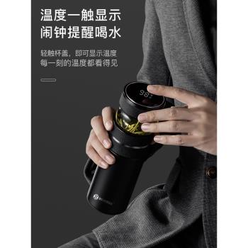英國Bemega高檔茶水分離泡茶杯保溫杯男士女大容量個人專用水杯子