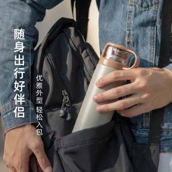 日本momo保溫杯杯蓋可喝水316食品級高顏值女精致ins風戶外隨行杯
