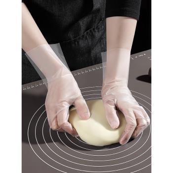 一次性手套食品級專用tpe塑料商用加厚耐用廚房餐飲洗碗家務清潔