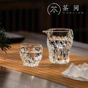 茶間｜功夫茶具套裝蓋碗茶杯公道杯日式家用耐熱簡約玻璃泡茶器