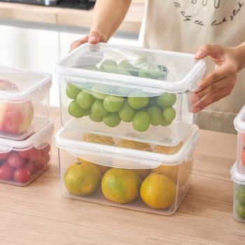 冰箱收納盒保鮮盒食品級飯盒可微波加熱冷凍餃廚房蔬菜水果密封盒