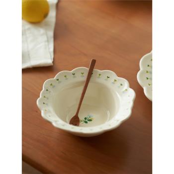 日式盤子碗套裝組合家用碗盤陶瓷碗湯碗特別好看的餐具碗碟高級感