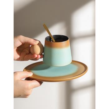 bincoo咖啡杯碟套裝高檔精致生日禮物陶瓷喝水杯子伴手禮盒中秋節