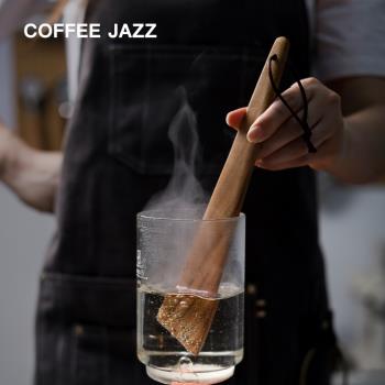 COFFEE JAZZ 虹吸壺攪拌棒法 泰國柚木 法壓壺手沖咖啡實木攪拌棍
