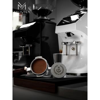 MUVNA咖啡機手柄粉碗二次分水網51/53/58mm燒結片316不銹鋼過濾網