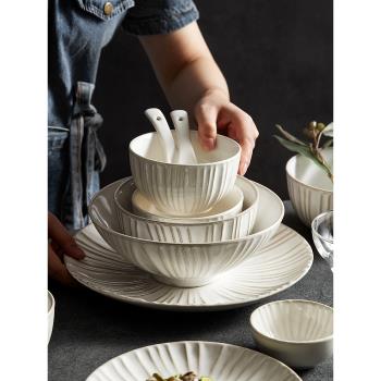 碗碟套裝家用輕奢結婚日式碗筷2023新款高級感喬遷陶瓷盤子碗餐具