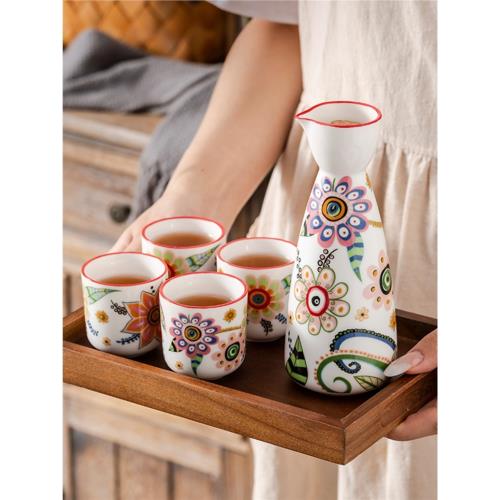 【富牛牛推薦】清酒壺陶瓷酒壺家用一壺四杯禮盒套裝溫酒杯燒酒壺