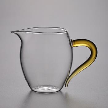 公道杯玻璃加厚耐熱分茶器高檔過濾泡茶茶具日式茶海公杯茶漏套裝