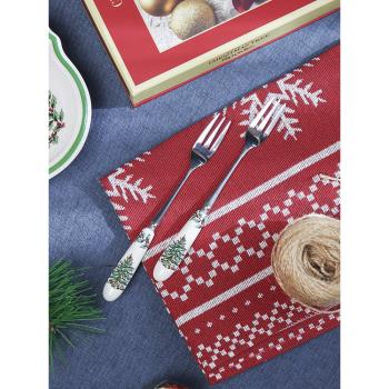 英國進口Spode圣誕樹系列不銹鋼水果叉甜品叉餐具禮盒圣誕節禮物