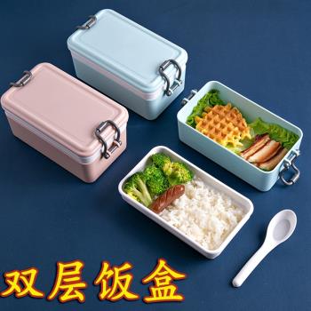 日式飯盒便當盒上班族帶飯ins 日本輕便微波爐小學生多格餐盒帶蓋