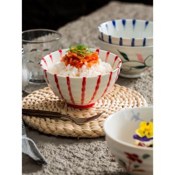 米飯碗新款家用高級感陶瓷日式高顏值2022新款釉下彩高檔精致小碗
