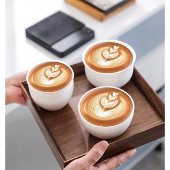 中式ins風陶瓷咖啡杯白瓷手沖單品冰咖啡杯Dirty澳白杯咖啡廳家用