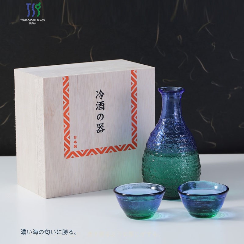日本進口東洋佐佐木清酒酒具套裝日式清酒杯玻璃冷酒壺器手工對杯|酒杯