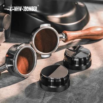 MHW轟炸機 布粉器51/58mm 意式咖啡機壓粉器均勻填壓粉錘四槳掃粉