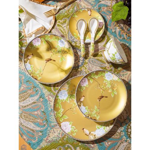 洛威福器盤子菜盤家用中式2026新款碗碟套裝家用餐具套裝陶瓷餐盤