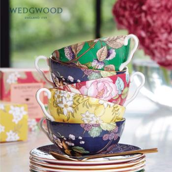 Wedgwood威基伍德Tea Garden茶香花園骨瓷茶杯套組 家用下午咖啡