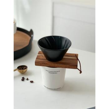 手沖V60咖啡過濾器陶瓷濾杯滴濾漏斗套裝手沖咖啡器具家用