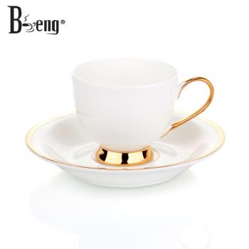 家用骨瓷咖啡杯咖啡廳用高檔描金骨瓷咖啡杯下午茶具歐式咖啡杯