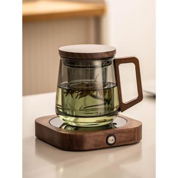 玻璃茶杯耐高溫茶水分離泡茶杯個人專用喝水水杯辦公室男女茶道杯