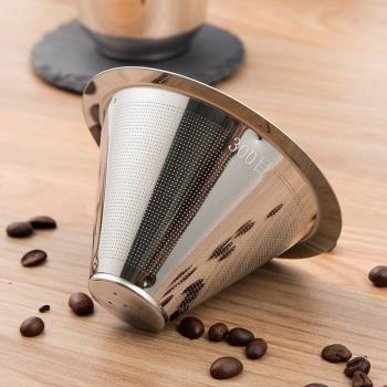 不銹鋼濾網濾杯漏斗手沖咖啡壺家用咖啡分享壺玻璃咖啡器具