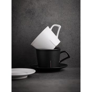 下午茶餐具咖啡杯陶瓷高顏值輕奢小奢華辦公室北歐馬克杯創意杯子
