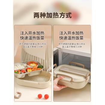 316不銹鋼保溫飯盒上班族微波爐加熱便當盒分格食堂打飯餐盒套裝
