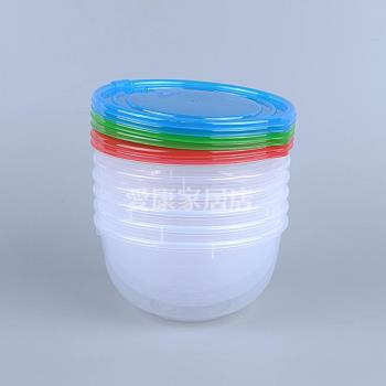 保鮮碗保鮮盒 塑料帶蓋微波爐飯盒密封盒泡面碗韓式便當盒760ml