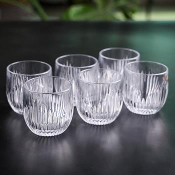 創意個性透明玻璃杯家用客廳喝水杯子大容量耐熱泡茶杯飲料杯女