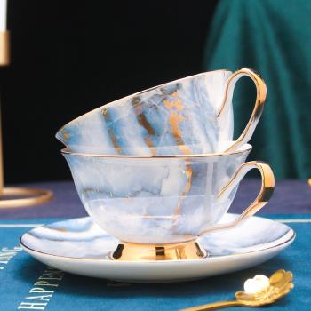 咖啡杯高檔精致套裝ins風下午茶餐具英式茶具高顏值咖啡杯子陶瓷