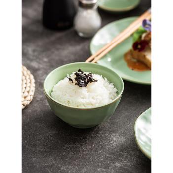 特別好看的吃米飯碗家用日式陶瓷碗碟盤子套裝2024新款高級感餐具