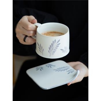 明三宅家日式原創手繪粗陶咖啡杯 不規則純手工創意咖啡杯馬克杯
