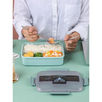 飯盒上班族微波爐分隔型小學生便當便攜兒童餐盒防燙帶蓋日式分格