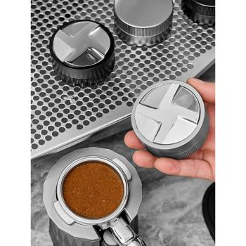 新款咖啡自重布粉器51/53/58.35mm自動調節高度不銹鋼壓粉器